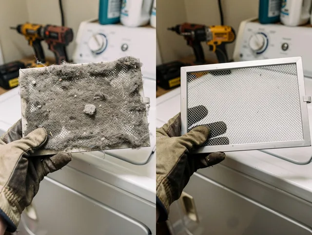 Professional lint trap cleaning by Seal Beach Dryer Vent Cleaning in Seal Beach