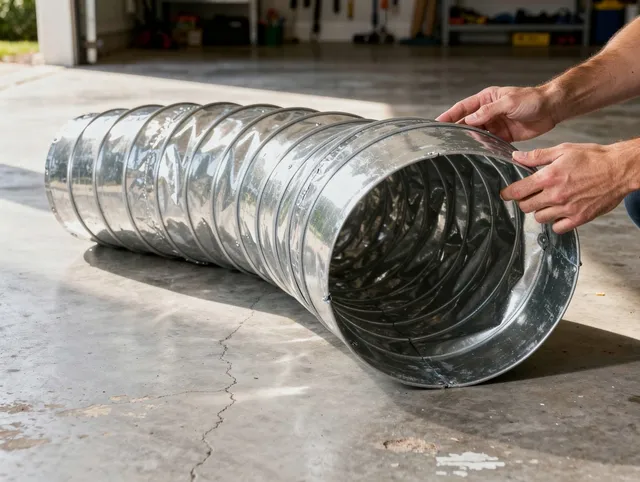 Seal Beach Dryer Vent Cleaning specialist using advanced equipment for thorough duct cleaning in Seal Beach