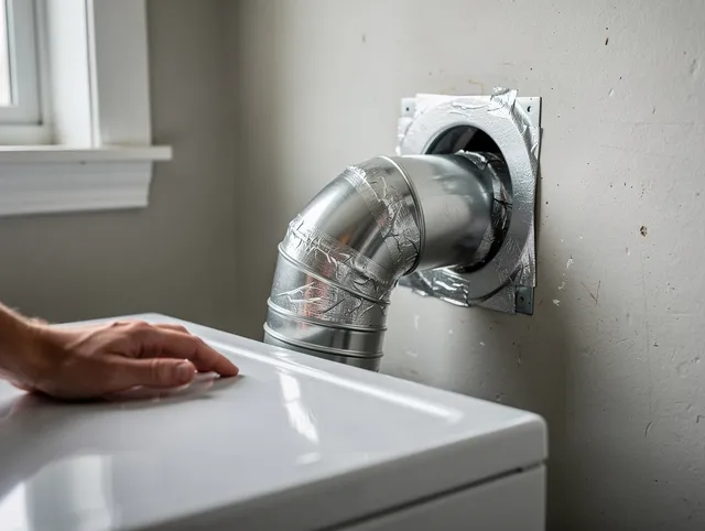 Seal Beach Dryer Vent Cleaning expert performing professional dryer vent repair and installation in Seal Beach